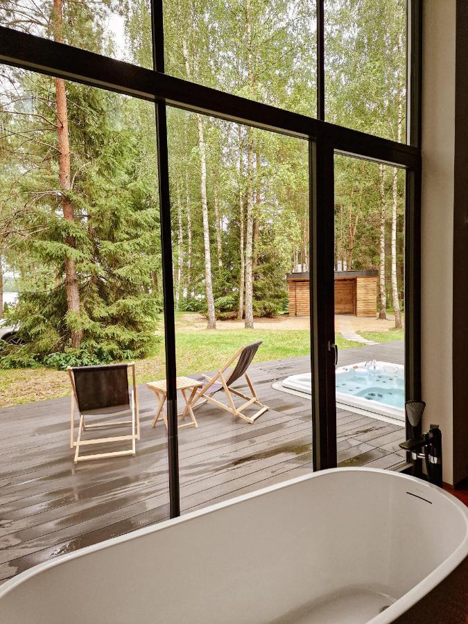 Bobrowa Ostoja Villa Łukta Exteriör bild