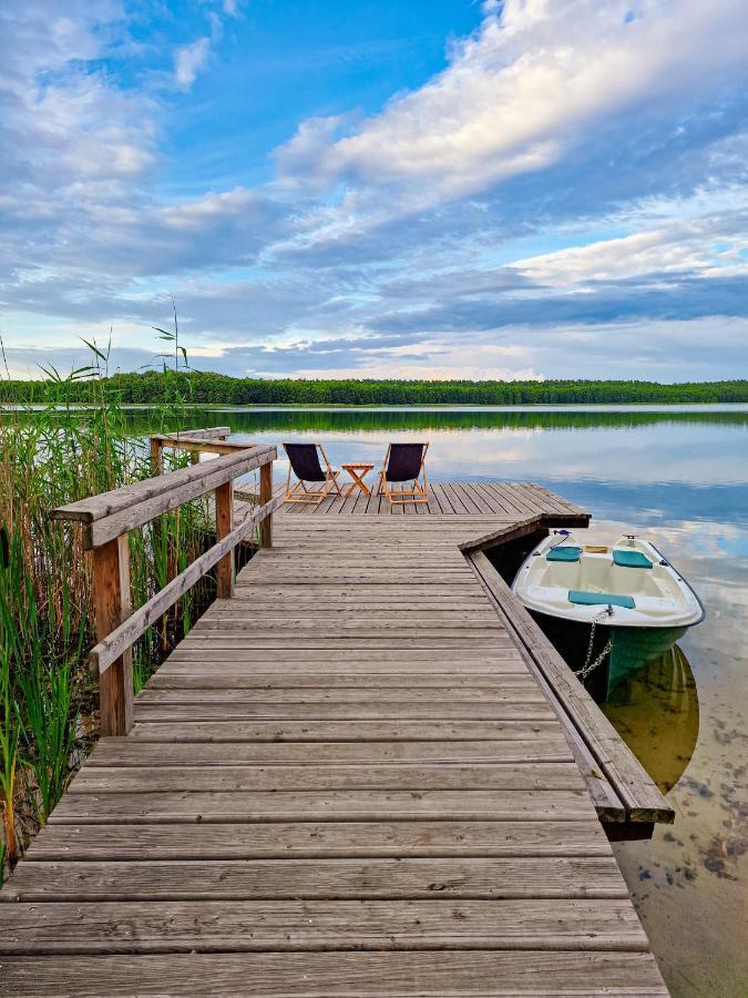 Bobrowa Ostoja Villa Łukta Exteriör bild