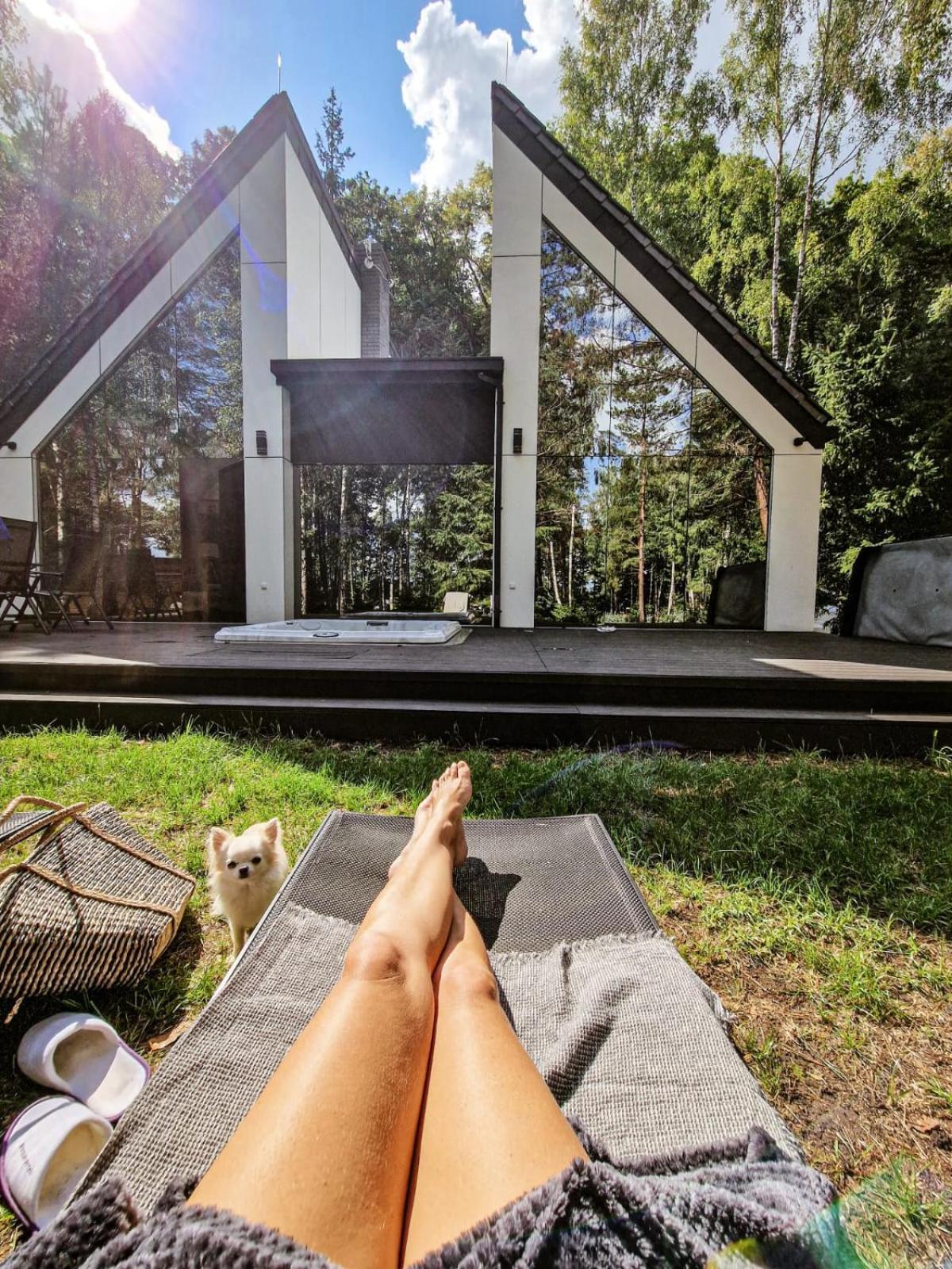 Bobrowa Ostoja Villa Łukta Exteriör bild